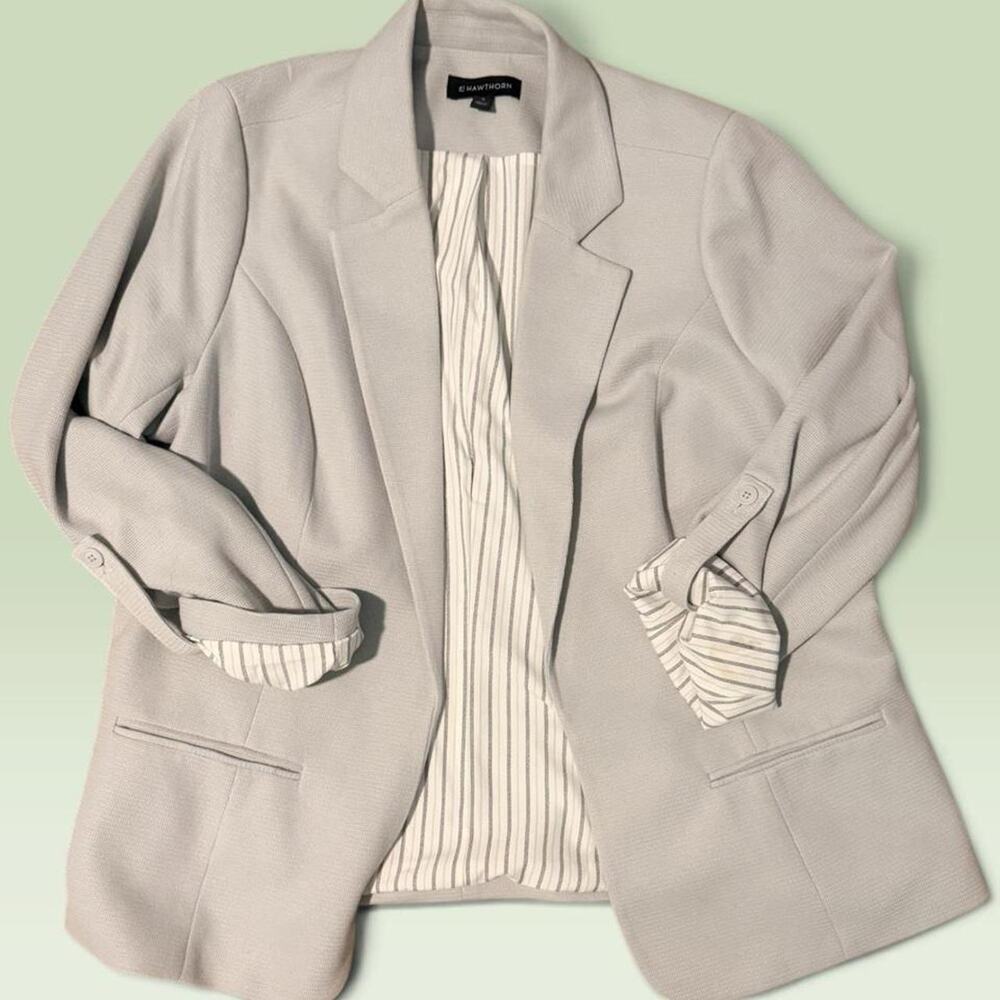 41 hawthorn light gray blazer